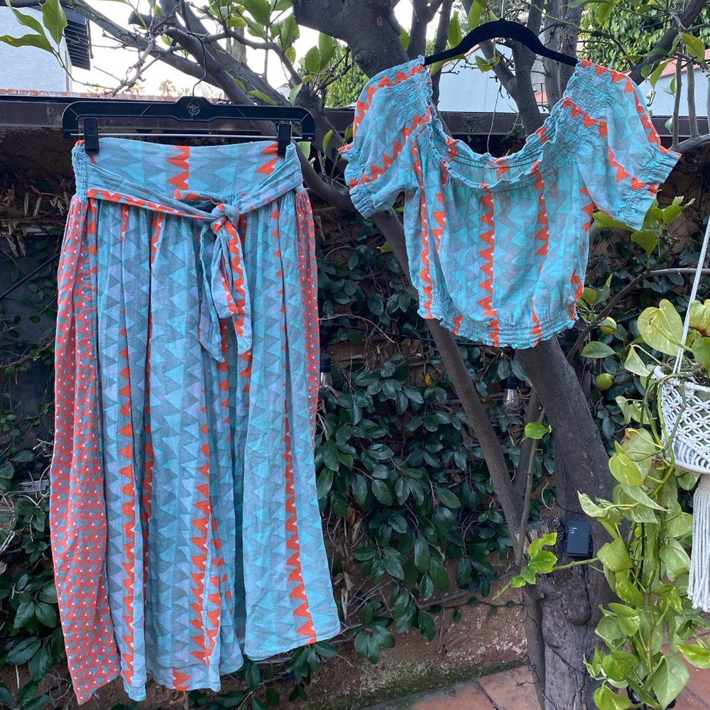 Pants and top set